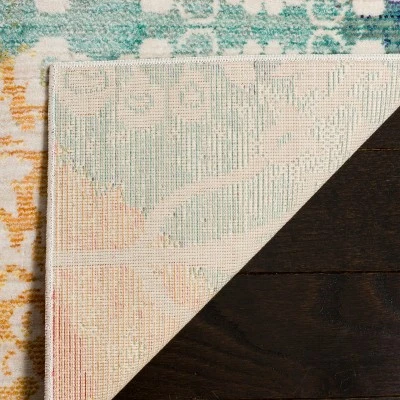 Neva Floral Accent Rug - Safavieh 4 Neva Floral Accent Rug - Safavieh - Image 2