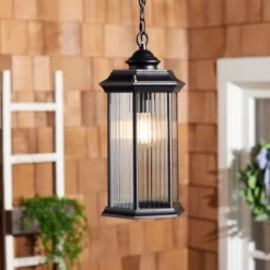 Hylan 8.27" Outdoor Pendant - PLT7007 - Black - Safavieh -Safavieh Shop GUEST 0170dd15 68e4 4aab 8654 0a92653154b4