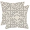 Moroccan Pillow (Set Of 2) - Light Grey - 18" X 18" - Safavieh 1 Moroccan Pillow (Set Of 2) - Light Grey - 18" X 18" - Safavieh -Safavieh Shop GUEST 01eb6080 65af 46c4 b57a f1153b1c8e26