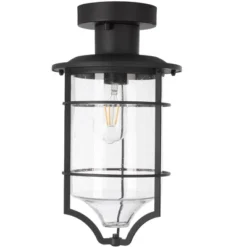 Rueda 8.2" Outdoor Flush Mount - PLT7039 - Bronze - Safavieh -Safavieh Shop GUEST 033ff130 506e 485c b1e1 373fe3ea4744