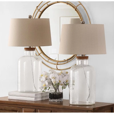 Caden Table Lamp (Set Of 2) - 27.5 Inch Height - TBL4308 - Clear - Safavieh 4 Caden Table Lamp (Set Of 2) - 27.5 Inch Height - TBL4308 - Clear - Safavieh - Image 2