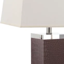 (Set Of 2) 27" Deco Leather Table Lamp Brown (Includes CFL Light Bulb) - Safavieh 7 (Set Of 2) 27" Deco Leather Table Lamp Brown (Includes CFL Light Bulb) - Safavieh -Safavieh Shop GUEST 052ce11f e890 46a2 8b72 37c7e3e4c9b9