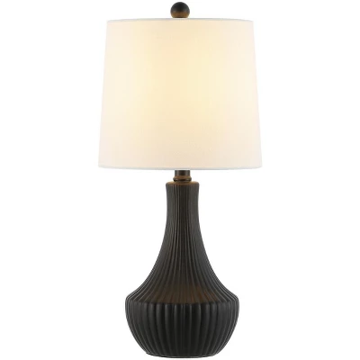 Herleva Table Lamp - 19.5 Inch Height - TBL4479 - Black - Safavieh 3 Herleva Table Lamp - 19.5 Inch Height - TBL4479 - Black - Safavieh
