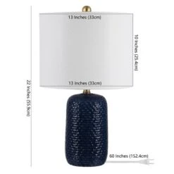 Huxley Table Lamp (Set Of 2) - 22 Inch Height - TBL4354 - Navy Blue - Safavieh 9 Huxley Table Lamp (Set Of 2) - 22 Inch Height - TBL4354 - Navy Blue - Safavieh -Safavieh Shop GUEST 07a964d9 f531 4fb7 9d83 20c52092311e