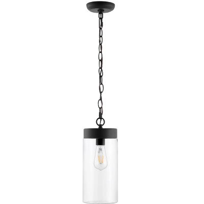 Lianne 5.7" Outdoor Pendant - PLT4037 - Black - Safavieh 6 Lianne 5.7" Outdoor Pendant - PLT4037 - Black - Safavieh - Image 4