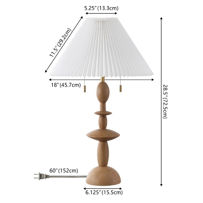 Mensy Table Lamp - 28.5 Inch Height - TBL4595 - Natural - Safavieh 6 Mensy Table Lamp - 28.5 Inch Height - TBL4595 - Natural - Safavieh - Image 4