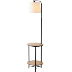 Henley Floor Lamp - FLL4080 - Black - Safavieh