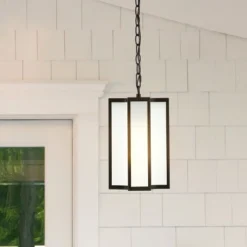 Hyla 8" Outdoor Pendant - PLT4024 - Black - Safavieh -Safavieh Shop GUEST 14b445bc b94d 4599 9379 773abe9326ed