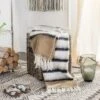Heidi Throw Blanket - Brown/White - 50" X 70" - Safavieh -Safavieh Shop GUEST 16bd6c98 6450 48bb b6fb 481e39819876