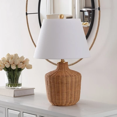 Saolia Table Lamp - 22 Inch Height - TBL4467 - Natural - Safavieh 3 Saolia Table Lamp - 22 Inch Height - TBL4467 - Natural - Safavieh