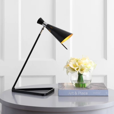 Padric Table Lamp - 21 Inch Height - TBL4038 - Black - Safavieh 5 Padric Table Lamp - 21 Inch Height - TBL4038 - Black - Safavieh - Image 3