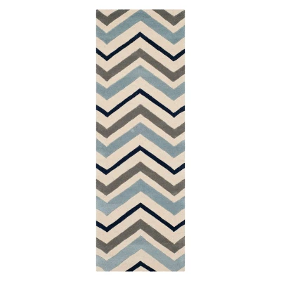 Dublin Chevron Geometric Tufted Area Rug - Safavieh 7 Dublin Chevron Geometric Tufted Area Rug - Safavieh - Image 5