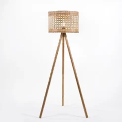 Akroyd 63" Floor Lamp - FLL2001 - Natural - Safavieh
