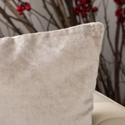 Henely Pillow - Beige/Gold - 16" X 16" - Safavieh