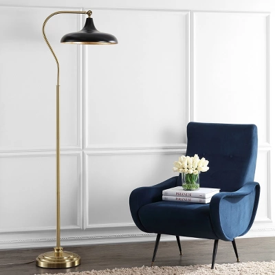 Stefan Floor Lamp - FLL4046 - Brass/Black - Safavieh 3 Stefan Floor Lamp - FLL4046 - Brass/Black - Safavieh