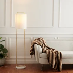 Giulia 63" Floor Lamp - FLL7006 - Gold/White Marble - Safavieh -Safavieh Shop GUEST 274ce399 3010 4394 b960 e81e9533c17a