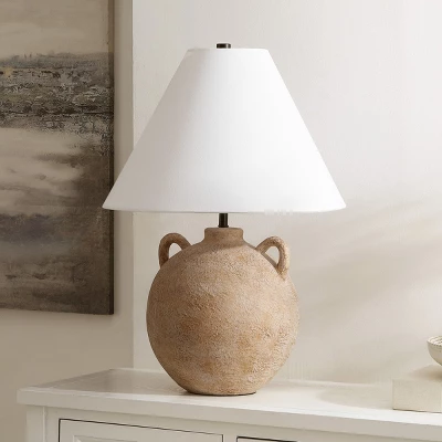 Soline Table Lamp - 24 Inch Height - TBL4563 - Antique Brown - Safavieh 3 Soline Table Lamp - 24 Inch Height - TBL4563 - Antique Brown - Safavieh