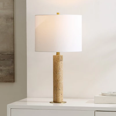Dara Table Lamp - 25 Inch Height - TBL4570 - Beige - Safavieh 5 Dara Table Lamp - 25 Inch Height - TBL4570 - Beige - Safavieh - Image 3