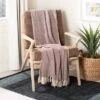 Harlow Throw Blanket - Burgundy - 50" X 70" - Safavieh -Safavieh Shop GUEST 2b8d46f8 36b1 491f b297 9451bc997528