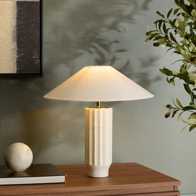 Kori 16" Table Lamp - TBL2019 - Grey/Beige - Safavieh 4 Kori 16" Table Lamp - TBL2019 - Grey/Beige - Safavieh - Image 2