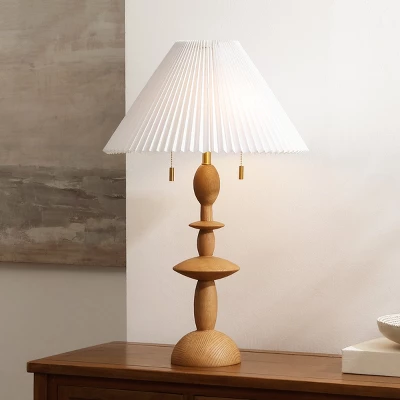 Mensy Table Lamp - 28.5 Inch Height - TBL4595 - Natural - Safavieh 5 Mensy Table Lamp - 28.5 Inch Height - TBL4595 - Natural - Safavieh - Image 3