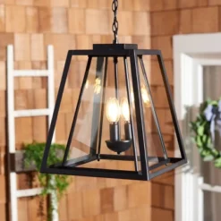 Rydler 13" Outdoor Pendant - PLT7028 - Black - Safavieh -Safavieh Shop GUEST 30d17ea1 a20c 4aaf 9396 80889e44ff61
