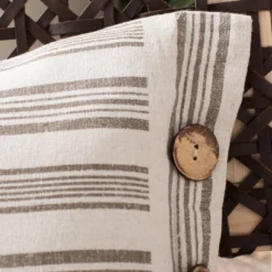 Darlon Pillow - Beige/White - 12" X 20" - Safavieh -Safavieh Shop GUEST 33785d18 34c6 4e24 b09a c06d78588713