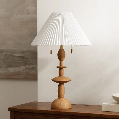 Mensy Table Lamp - 28.5 Inch Height - TBL4595 - Natural - Safavieh 4 Mensy Table Lamp - 28.5 Inch Height - TBL4595 - Natural - Safavieh - Image 2