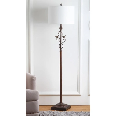 Birdsong Floor Lamp - LIT4338 - Oil Rub Bronze - Safavieh 3 Birdsong Floor Lamp - LIT4338 - Oil Rub Bronze - Safavieh