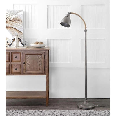 Naldo Floor Lamp - FLL4011 - Grey - Safavieh 3 Naldo Floor Lamp - FLL4011 - Grey - Safavieh