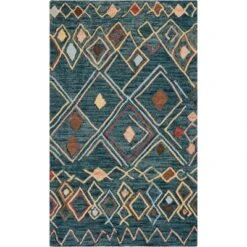 Edythe Geometric Hooked Rug - Safavieh -Safavieh Shop GUEST 3c729b3e 1cc0 4275 9002 26d3409be675
