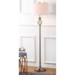 Sophia Floor Lamp - LIT4329 - Pewter - Safavieh -Safavieh Shop GUEST 4852787b 8d08 45dd 8ae6 a87c8651003f