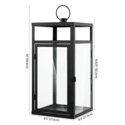 Fraleigh 20" Indoor/Outdoor Lantern - Black - PLT4074 - Safavieh 8 Fraleigh 20" Indoor/Outdoor Lantern - Black - PLT4074 - Safavieh -Safavieh Shop GUEST 4bb34770 0a6c 4ac8 8d64 f906105dcb9a
