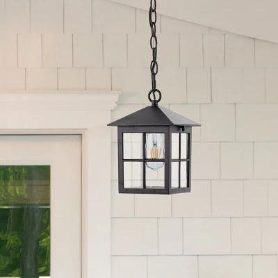Penryn 7.25" Outdoor Pendant - PLT4031 - Oil Rub Bronze - Safavieh 4 Penryn 7.25" Outdoor Pendant - PLT4031 - Oil Rub Bronze - Safavieh - Image 2