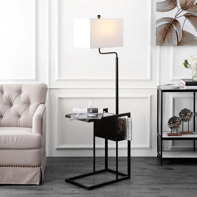Janson Floor Lamp - Matte Black - Safavieh 5 Janson Floor Lamp - Matte Black - Safavieh - Image 3