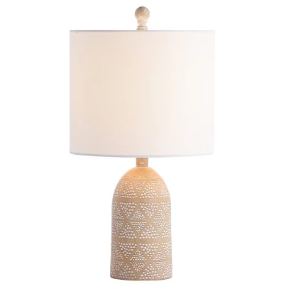 Nava Table Lamp - 18.5 Inch Height - TBL4169 - Sand - Safavieh 3 Nava Table Lamp - 18.5 Inch Height - TBL4169 - Sand - Safavieh