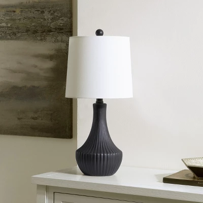 Herleva Table Lamp - 19.5 Inch Height - TBL4479 - Black - Safavieh 4 Herleva Table Lamp - 19.5 Inch Height - TBL4479 - Black - Safavieh - Image 2