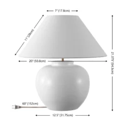 Korie 21" Table Lamp - TBL4657 - White - Safavieh 9 Korie 21" Table Lamp - TBL4657 - White - Safavieh -Safavieh Shop GUEST 5390bebc 8ded 443f b262 1bceba56f53c