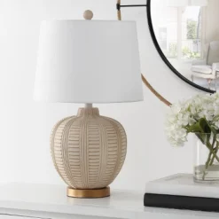 Marrla Table Lamp W/ USB Port - 23.25 Inch Height - TBL4424 - Cream - Safavieh 8 Marrla Table Lamp W/ USB Port - 23.25 Inch Height - TBL4424 - Cream - Safavieh -Safavieh Shop GUEST 5539b6e6 96f4 4c38 9ade 459184606668