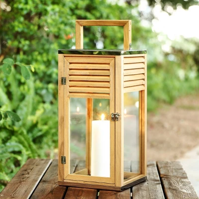 Alenna 21.25" Indoor/Outdoor Lantern - PLT4079 - Light Brown - Safavieh 3 Alenna 21.25" Indoor/Outdoor Lantern - PLT4079 - Light Brown - Safavieh