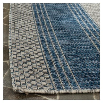 Clara Outdoor Rug Gray/Navy - Safavieh 3 Clara Outdoor Rug Gray/Navy - Safavieh