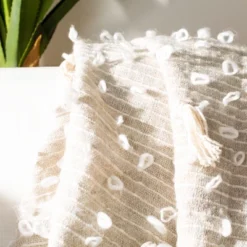 Popper Throw Blanket - Multi/Blue/Natural - 50" X 70" - Safavieh -Safavieh Shop GUEST 5c6988d6 938d 45b0 9f19 3c16bb15a922