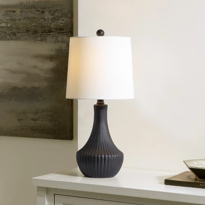 Herleva Table Lamp - 19.5 Inch Height - TBL4479 - Black - Safavieh 5 Herleva Table Lamp - 19.5 Inch Height - TBL4479 - Black - Safavieh - Image 3