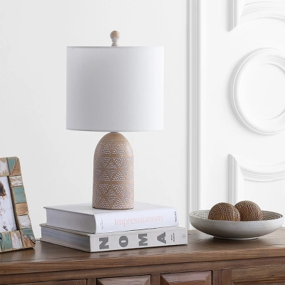 Nava Table Lamp - 18.5 Inch Height - TBL4169 - Sand - Safavieh 4 Nava Table Lamp - 18.5 Inch Height - TBL4169 - Sand - Safavieh - Image 2
