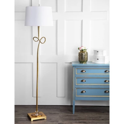 66.5" Liana Floor Lamp Gold (Includes CFL Light Bulb) - Safavieh 3 66.5" Liana Floor Lamp Gold (Includes CFL Light Bulb) - Safavieh