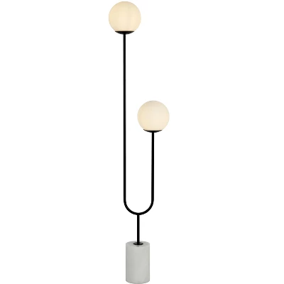 Leif Iron & Marble Floor Lamp - Black/White - Safavieh 3 Leif Iron & Marble Floor Lamp - Black/White - Safavieh
