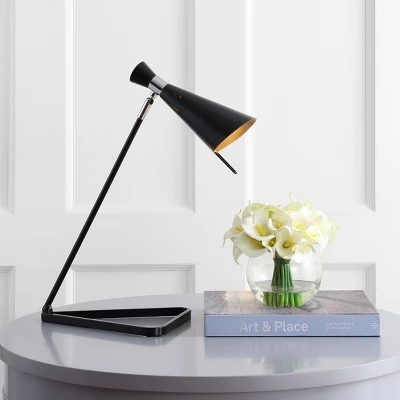 Padric Table Lamp - 21 Inch Height - TBL4038 - Black - Safavieh 4 Padric Table Lamp - 21 Inch Height - TBL4038 - Black - Safavieh - Image 2