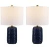 Huxley Table Lamp (Set Of 2) - 22 Inch Height - TBL4354 - Navy Blue - Safavieh -Safavieh Shop GUEST 6e241daa df7d 4995 baff 19c514807675
