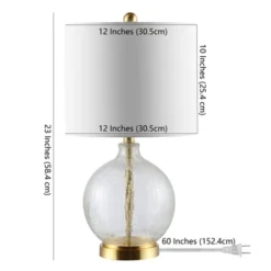 Lovell Table Lamp - 23 Inch Height - TBL4246 - Clear/Gold - Safavieh 5 Lovell Table Lamp - 23 Inch Height - TBL4246 - Clear/Gold - Safavieh -Safavieh Shop GUEST 6ff71115 fdff 4f56 b443 e3e77ac4b307