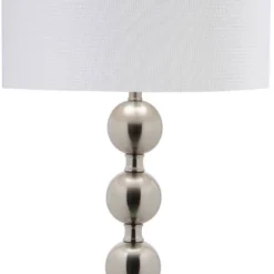 58.5" Reflections Stacked Ball Floor Lamp (Includes LED Light Bulb) Nickel - Safavieh 9 58.5" Reflections Stacked Ball Floor Lamp (Includes LED Light Bulb) Nickel - Safavieh -Safavieh Shop GUEST 7180e08b b465 4c2c a339 bdaee618ceca